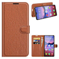 Miniatyrbillede 1 af 2: Classic ZTE Blade V2020 Smart Flip etui - Brun Brown