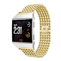 Miniatyrbild 1 av 2: Fitbit Ionic Klockband med pärl design - Guld Rosa