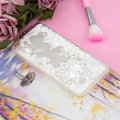 Miniatyrbillede 2 af 2: Samsung Galaxy J4 (2018) ophøjet mønster kviksands etui - Blonde Blomst White