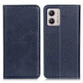 Miniatyrbillede 1 af 2: Flip Etui med Pung i Ægte Læder til Motorola Moto G23 / G13 / G23 - Blå Blue