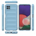 Miniatyrbild 2 av 2: Mjukt greppformat Samsung Galaxy A22 5G skal - Blå Blå