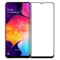 Miniatyrbillede 1 af 2: MOFi 2.5D skærmbeskyttelse i hærdet glas til Samsung Galaxy A50 - Sort Black