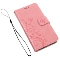 Miniatyrbillede 2 af 2: Samsung Galaxy A3 (2017) læder-etui med blomsterprint - Pink Pink