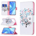 Pikkukuva 2 / 2: Wonderland Xiaomi 11 Lite 5g Ne / Mi 11 Lite 5g / 11 Lite Läppäkotelo - Flowered Puu Pink