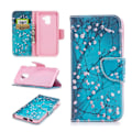Miniatyrbillede 1 af 2: Samsung Galaxy A8 (2018) mønstret PU læder flip etui - Pink Blomster Multicolor