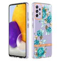 Miniatyrbillede 1 af 2: Supertyndt og slidstærkt softcover til Samsung Galaxy A72 5G - Blå Rose Blue
