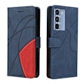 Pikkukuva 1 / 2: Teksturoitu nahkakotelo hihnalla Motorola Moto G200 5G / Motorola Edge S30 - Sininen Blue