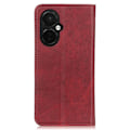 Miniatyrbillede 2 af 2: Flip Etui med Pung i Ægte Læder til OnePlus Nord CE 3 - Rød Red