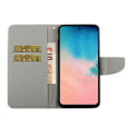 Miniatyrbillede 2 af 6: Wonderland Samsung Galaxy S20 flip etui - Lysende Sommerfugl Pink
