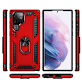 Pikkukuva 2 / 2: Rengassuojakotelo - Samsung Galaxy S22 Ultra - Punainen Red