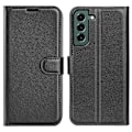 Miniatyrbillede 1 af 2: Klassisk Samsung Galaxy S23 Plus Flip Etui - Sort Black