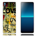 Miniatyrbillede 1 af 2: Deco Sony Xperia L4 Cover - Kærligheds Bogstaver Multicolor