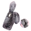 Miniatyrbild 1 av 2: Fluffy Rabbit Samsung Galaxy A20e skal - Silver/Grå Silvergrå