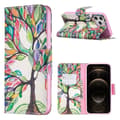 Pikkukuva 1 / 2: Wonderland iPhone 12 Pro Max flip kuoret - Värillinen Puu Multicolor