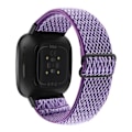 Miniatyrbild 1 av 2: Fitbit Sense 2 / Versa 4 klockarmband i elastisk nylon - Lila Lila