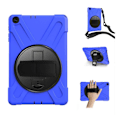 Pikkukuva 1 / 2: Samsung Galaxy Tab A 10.1 (2019) 360 asteen silikonikotelo - Sininen Blue