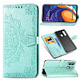 Miniatyrbillede 2 af 2: Mandala Samsung Galaxy A60 Flip etui - Cyan Green