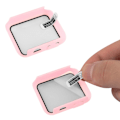 Miniatyrbild 2 av 2: Apple Watch SE 2022 (44mm) cover with tempered glass screen protector - Deep Pink Rosa