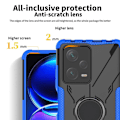 Pikkukuva 3 / 6: Kickstand suojus magneettilevyllä Xiaomi Redmi Note 12 Pro Plus - Punainen Red