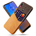 Miniatyrbillede 1 af 2: Bofink Motorola Moto E6 Plus Card cover – Brun Brown