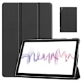 Miniatyrbillede 1 af 2: Tri-fold Leather stander etui til Huawei MatePad 10.8 - Sort Black