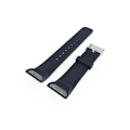 Miniatyrbillede 2 af 2: Samsung Gear Fit2 Pro Silicone erstatningsrem - Sort Blå Blue