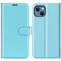 Miniatyrbillede 1 af 2: Klassisk iPhone 14 flip etui - Blå Blue