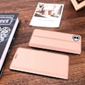 Pikkukuva 2 / 2: Sileä ja ohut premium-PU-nahkakotelo Nothing Phone (1) - Ruusukulta Pink