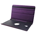 Pikkukuva 2 / 2: Samsung Galaxy Tab A 10.5 liitsihedelmä jyvä rakenteinen synteetti nahka suojakotelo tablettiin - Violetti Purple