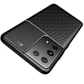 Pikkukuva 2 / 2: Carbon Shield Samsung Galaxy S21 Ultra 5G kotelot - Musta Black