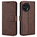Pikkukuva 1 / 2: Lompakko Nahkakotelo For OnePlus 11R / Ace 2 - Ruskea Brown