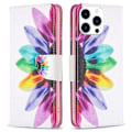 Pikkukuva 1 / 2: Wonderland iPhone 14 Pro flip kuoret - Auringonkukka Multicolor
