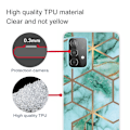 Miniatyrbillede 2 af 2: Marble design Samsung Galaxy A52 5G cover - Smaragdfarvet Terningemønster Green