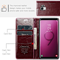 Pikkukuva 2 / 6: CaseMe Samsung Galaxy S9 Smooth Suojakotelo - Punainen Red