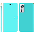 Pikkukuva 1 / 2: Mirror Xiaomi 12 Pro flip case - Syaani Green