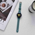Miniatyrbillede 2 af 2: 20 mm universal urrem i silikone med cool cirkeldesign - Grøn Green