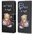 Pikkukuva 1 / 2: Wonderland Samsung Galaxy M53 5G flip kuoret - Karhu Black