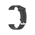 Pikkukuva 2 / 2: Garmin Vivoactive 4 silikoninen kuvioitu kellonauha - Harmaa Silver grey