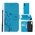 Pikkukuva 1 / 2: Butterfly Samsung Galaxy A50 nahkakotelo - Sininen Blue