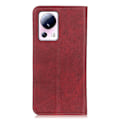 Miniatyrbillede 2 af 2: Flip Etui med Pung i Ægte Læder til Xiaomi 13 Lite / Civi 2 - Rød Red