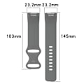 Pikkukuva 2 / 2: Fitbit Charge 5 yksinkertainen silikonikellon hihna - Khaki Brown