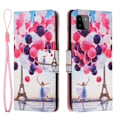 Pikkukuva 2 / 2: Wonderland Samsung Galaxy A22 5G flip kuoret - Ilmapallo Multicolor