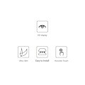 Miniatyrbild 2 av 2: iPad Mini 6 (2021) matte LCD screen protector Transparent
