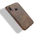 Miniatyrbillede 2 af 2: Huawei P20 Lite beskyttelsesetui i kunstlæder med Litchi overfalde - Kaffe Brown