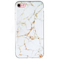 Miniatyrbillede 1 af 2: Marmor etui til iPhone SE (2022) / SE 2020 / 8 / 7 - Hvid White