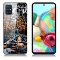 Pikkukuva 1 / 2: Fantasy Samsung Galaxy A71 kuoret - Metsätie Multicolor