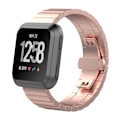 Miniatyrbild 1 av 2: Fitbit Versa urlänk rostfri stål material träningsklocka - Rosenguld multifärg