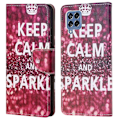Pikkukuva 1 / 2: Wonderland Samsung Galaxy M33 5G flip kuoret - Kruunu Red