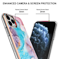 Pikkukuva 2 / 2: Marble iPhone 11 Pro Suojakotelo - Milky Way Marble Blue Multicolor