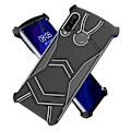 Miniatyrbillede 1 af 2: R-JUST Magnetisk Panther Aluminium etui - Huawei P30 Lite - Sort Black